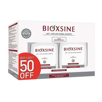 Bioxsine DermaGen, szampon do włosów suchych i normalnych, przeciw wypadaniu, dwupak 2 x 300 ml
