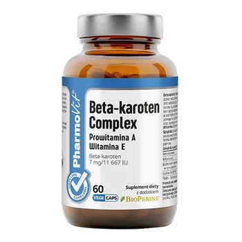 Pharmovit Clean Lable Beta-karoten Complex, kapsułki, 60 szt.