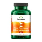 Swanson Witamina E 400IU mieszanka tokoferoli, kapsułki, 250 szt.