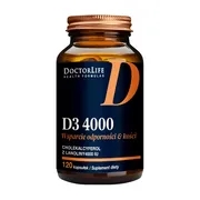 DoctorLife D3 4000, kapsułki, 120 szt.