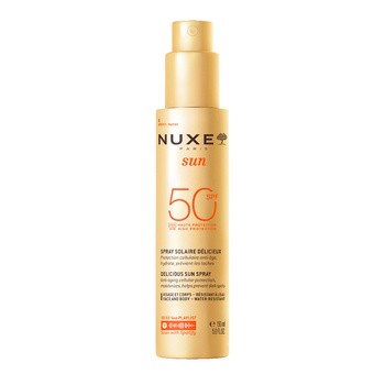 Nuxe Sun, mleczko do opalania do twarzy i ciała, SPF 50, 150 ml