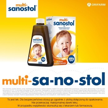 Multi-Sanostol, syrop, 600 g