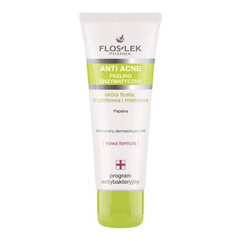 Flos-Lek Pharma Anti Acne, peeling enzymatyczny, 50 ml