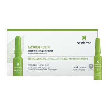 Sesderma Factor G Renew, ampułki biostymulujące,1,5 ml x 7 ampułek