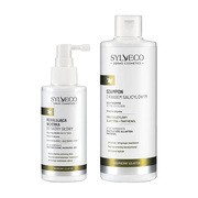 Zestaw Sylveco Dermo Nadmierny Łojotok, szampon z kwasem salicylowym, 300 ml + regulująca wcierka do skóry głowy, 145 ml