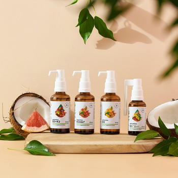 Aura Herbals Witamina K2 100 μg Vegan, krople, 50 ml