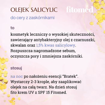 Fitomed, olejek salicylic, do cery z zaskórnikami, 27 g