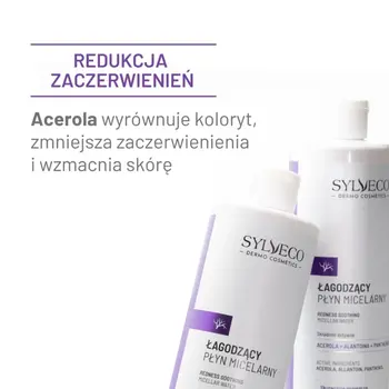Sylveco Dermo Naczynka, łagodzący płyn micelarny, 400 ml