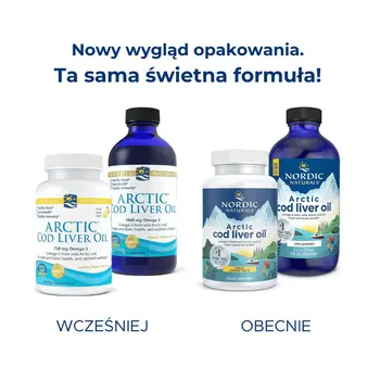 Nordic Naturals, Arctic Cod Liver Oil 1060 mg Orange, płyn, 473 ml