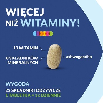 Vigor multiwitamina ON zestaw witamin i minerałów z ashwagandhą, tabletki, 60 szt.